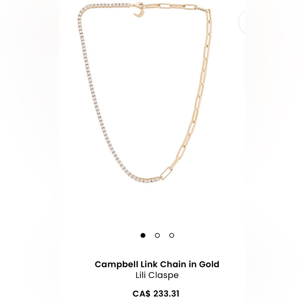 Lili Claspe Campbell Link Chain in Gold